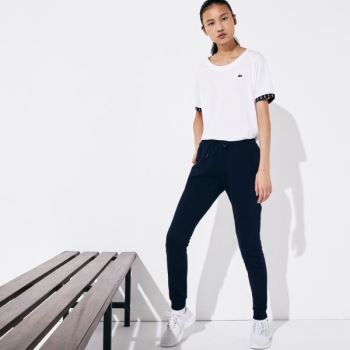 Lacoste SPORT Tennis Fleece Trackpants Dámské - Trekingové Kalhoty Tmavě Blankyt Blankyt | CZ-4Q3vLr